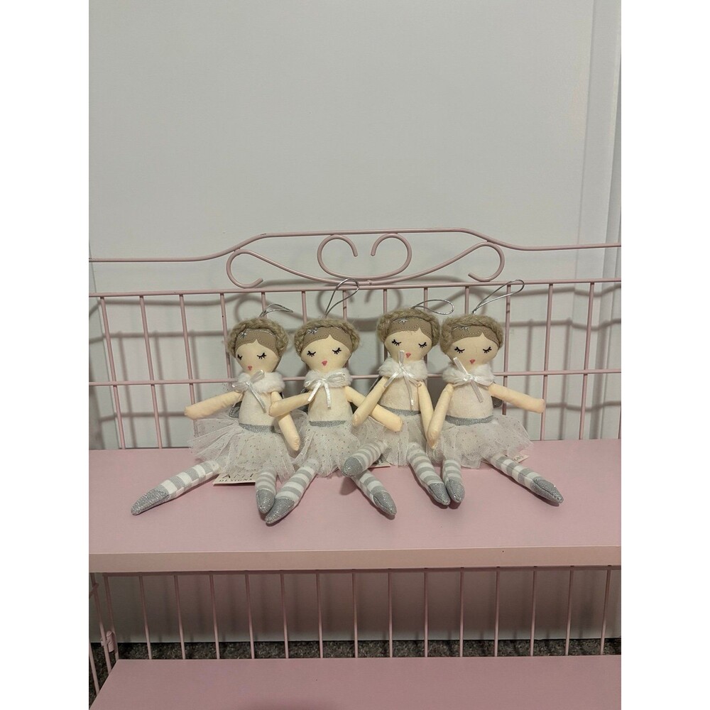 Mon ami ballerina doll ornament bundle of 4